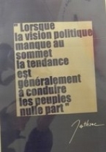 Lorsque la vision politique - Bookiner.com