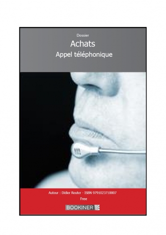 Appel téléphonique - Bookiner