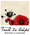 Faute de temps - Bookiner
